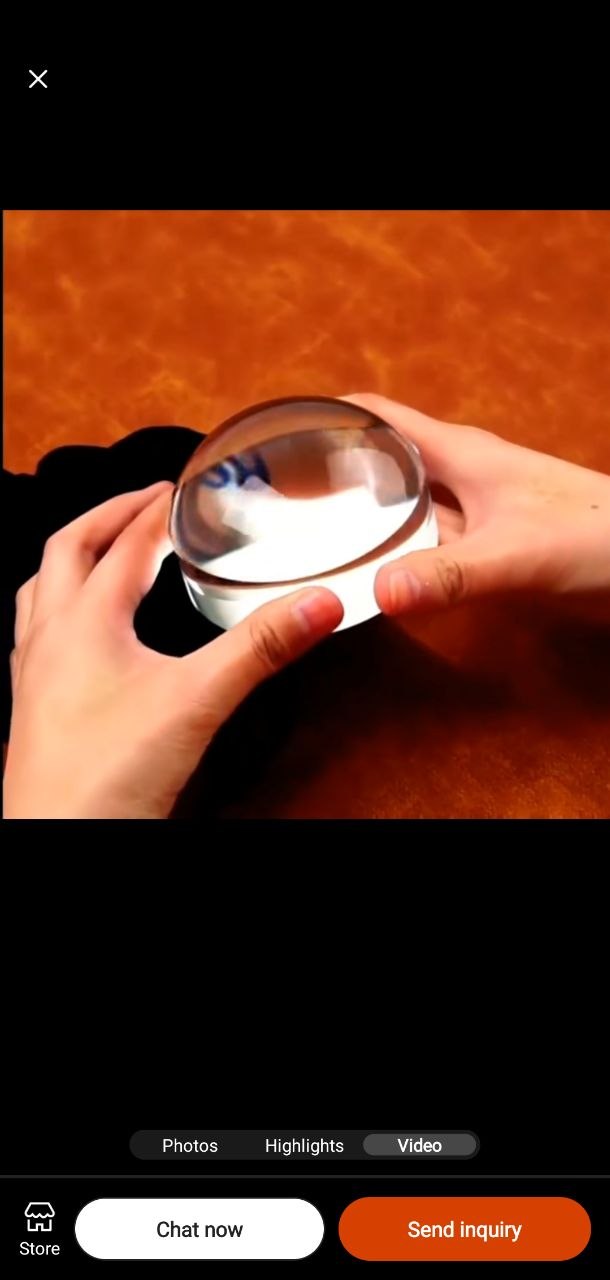 عدسة نصف كروية– Dome Plano-Convex Lens لذوي الابصار المتدني