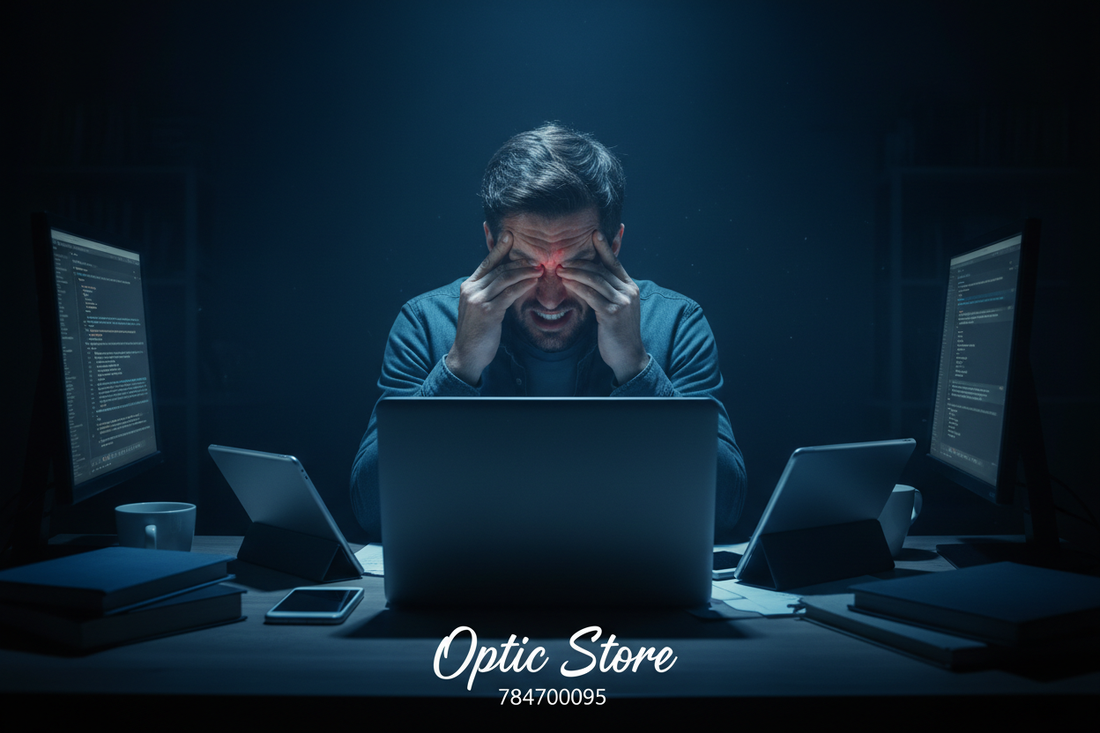 أضرار الشاشات على العيون وكيف تحمي نظرك — دليل علمي شامل
